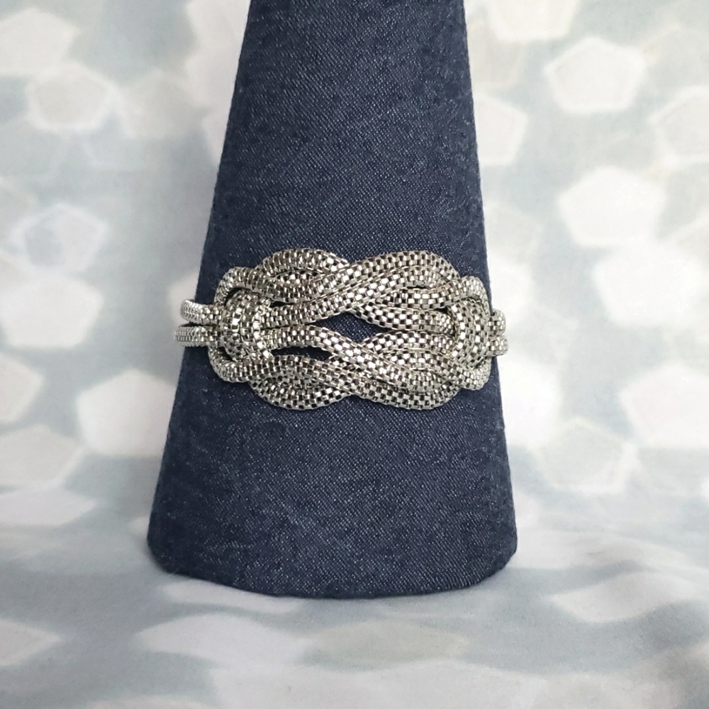 Metal Mesh Knot Bracelet